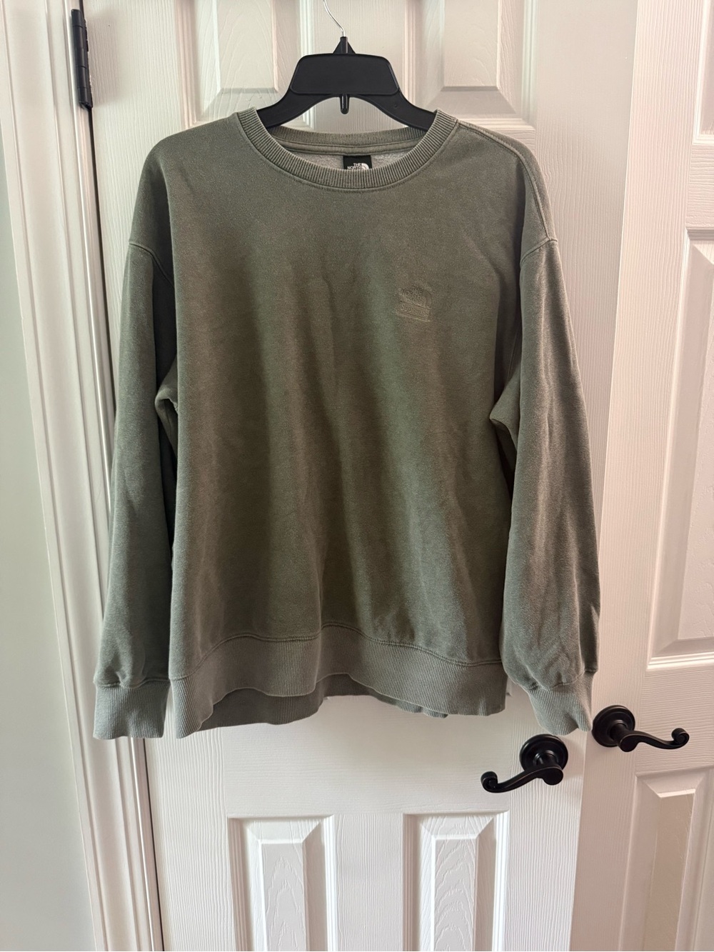 The North Face x Supreme Men's Olive Crewneck Sweatshirt